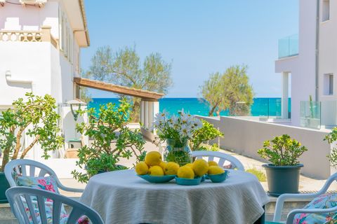 Maravillosa casa para 4 personas, situada a solamente 200 metros de la playa de Son Serra de Marina. Disfruten cada mañana en la terraza de un rico desayuno, mientras contemplan el mar y sienten su fresca y suave brisa, antes de disponerse a marchar ...