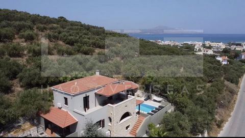 This stunning stone villa for sale in Apokoronas, Chania Crete, is located in the beautiful coastal village of Almyrida. The villa is developed over 3 floors consisting of 4 bedrooms and 2 bathrooms, with a total living space of 185m2, sitting on a 8...