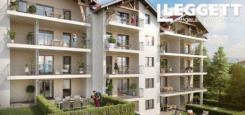 A27146MAA74 - A contemporary newbuild development offering all the benefits of living in the countryside combined with easy access to Geneva and Annecy. This 2 bedroom apartment has a spacious west facing balcony; open plan living room and kitchen of...