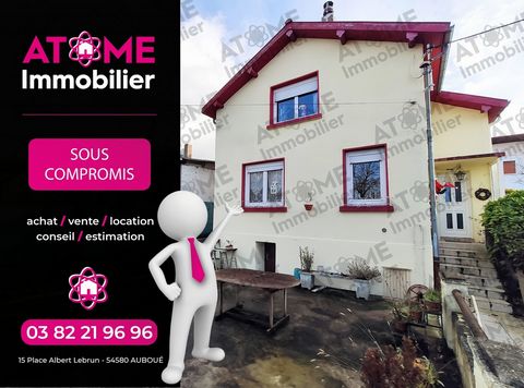 Atome Immobilier presents you in AUBOUE, a detached house on two floors of about 120m2 (114m2 habitable) to refresh. Located 5 minutes from Ste-Marie-aux-chênes and the A4 motorway. The property is within walking distance of all amenities. On the gro...
