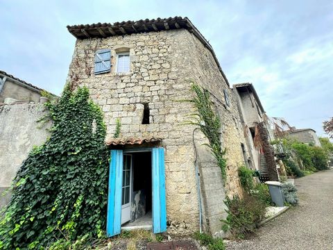 10min from Lectoure, T4 house of 107m² to renovate, in the heart of one of the most beautiful villages in France, in the heart of the Gers. This old cellar is made up of a 28m² living room with open fireplace, a 15m² kitchen with pantry/laundry room ...