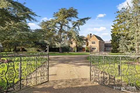 An impressive family home is set in a secluded enclave and overlooking open farmland in the South Lincolnshire fens. It was built in the 1920s in an Arts and Crafts style in stone and brick, and in more recent years has been sympathetically extended ...