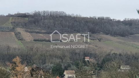 I offer you this magnificent, slightly sloping land of 1,778m² with approximately 600m² of building space, not serviced, and the possibility of planting vines in the 