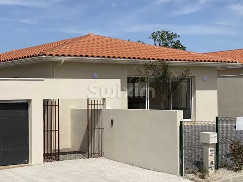 Ref 67908FD Near Pezenas great opportunity to acquire in a very residential area close to all amenities, this new single-storey villa (ten-year guarantee) four sides, of approximately 148m2 of living space with high-end services, located on 550 m2 of...