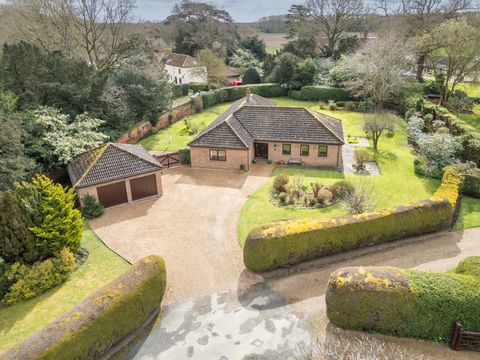 Down a quiet no-through lane in the heart of the popular village of Brooke, this 1980’s built home sits in part-walled gardens on the site of a former orchard. Previously part of neighbouring Brooke House, which was once home to the famed Mackintosh ...