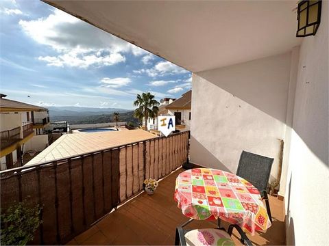 Exclusive to us. This furnished apartment with communal pool, garden and garage space is located in Alcaucín, in the Malaga province of Andalucia, Spain. This property consists of 2 double bedrooms overlooking the Sierra Tejeda Mountains. The entranc...