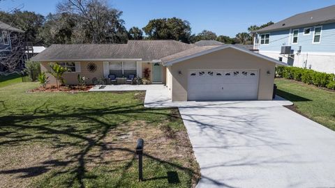INCREDIBLE WATERFRONT POOL HOME! This is a gorgeous 3 bedroom, 2 bath pool home on deep water canal which leads out to the Gulf of Mexico. Features include gorgeous luxury vinyl plank flooring throughout, indoor laundry, updated bathrooms, new water ...