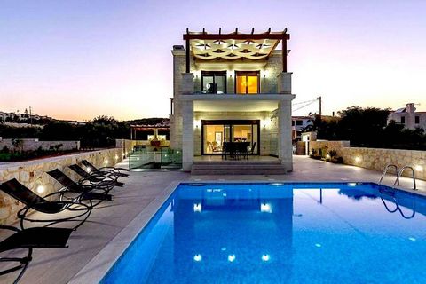 The luxury two levels (128 sq.m each) stone villa was build in 2017 on a private plot of 735 sq.m. On the ground floor of the villa there are a spacious open-plan living room, dining room and open-plan kitchen, guest bathroom and a storage room. Also...
