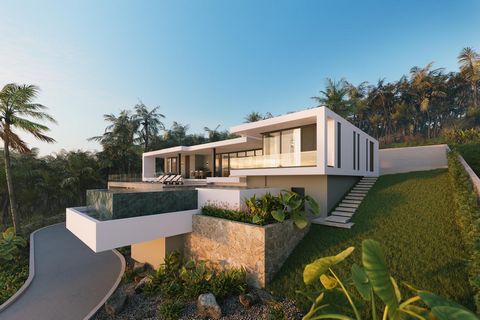 Diese atemberaubende, moderne Villa mit Meerblick bietet eine perfekte Balance zwischen Luxus, Komfort und Funktionalität. Im Obergeschoss, dem Herzstück des Hauses, befindet sich ein geräumiges Wohnzimmer, das nahtlos in eine stilvolle offene Küche ...