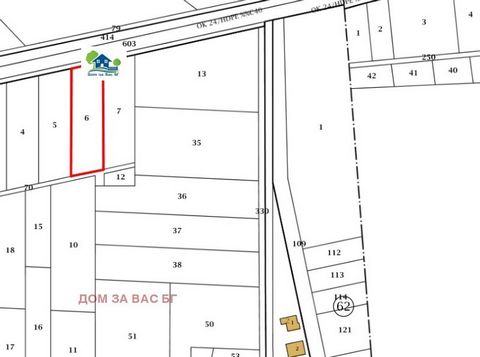 DOM ZA VAS BG verkauft mit exklusiven geraden Grundstücken von rechteckiger regelmäßiger Form mit Blick auf die Hauptstraße Ravno Pole - Musachevo. In der Nähe von Häusern und dem Golfplatz. Geeignet für den Wohnungsbau und gewerbliche Zwecke. Wir bi...