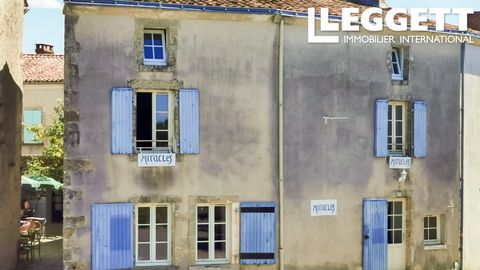 A32141TBO85 - In the heart of Vouvant, this property is ideal for business opportunity, or as a house in the centre of the village with all commodities accessible on foot. Information about risks to which this property is exposed is available on the ...