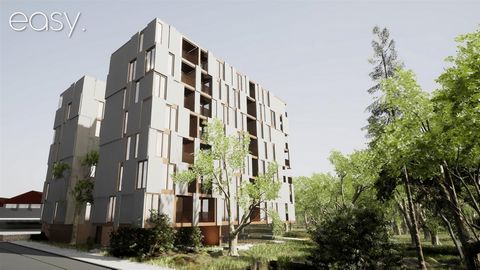 New 1-bedroom apartment with covered balcony, in a private condominium with a large green area surrounding it. The harmonious façades achieved by combining four noble-looking materials in five main construction systems, which include concrete applied...