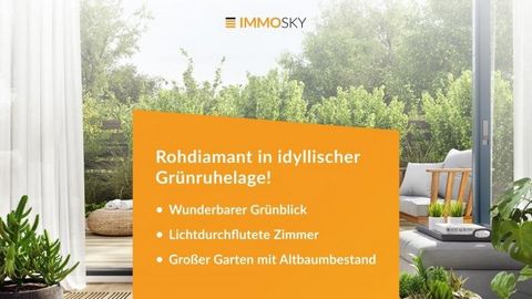 Traumausblick, großzügige Zimmer, sonniger Garten und viel Platz für Ihre Gestaltungsideen! Dieser Rohdiamant wartet auf Sie und Ihre kreativen Hände! Hohe loftartige Räume, ruhige Siedlungslage und ein spannender Grundriss sprechen für diese Objekt!...