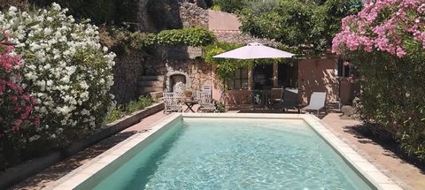 Rare property in the heart of the village - Location Location Location ! South/East orientation Large Covered Terrace with South View Swimming pool 500 m2 of enclosed and private garden This is a totally charming House with character filled interiors...