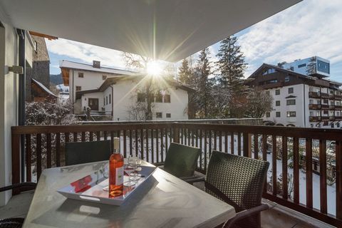 This modern apartment for a maximum of 8 people is located in an apartment complex right in the center of the holiday resort Leogang, directly in the well-known ski area Skicircus Saalbach-Hinterglemm-Leogang-Fieberbrunn and offers beautiful views of...