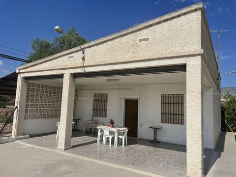 Very neat house on a large plot of 7000m2 This beautiful Spanish finca is located in a friendly and neat neighborhood just outside Crevillente The house is very neat and can be involved right away For those who do not want to do any work on the house...