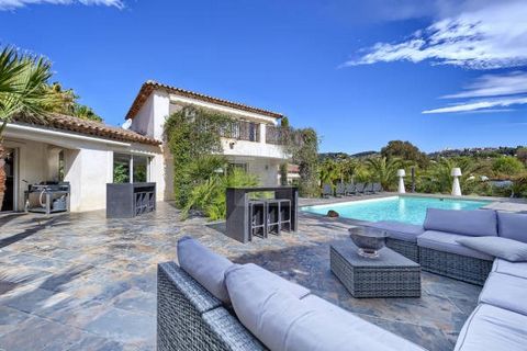 Falling for something !! Ideally located in a residential area with a countryside atmosphere, in a dominant position, this splendid neo-Provençal style villa will seduce you with its superb volumes, the quality of its services and its superb view of ...