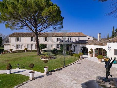 FONTVIEILLE - ALPILLES In the heart of a preserved environment, this exceptional Property guarantees an idyllic Provencal lifestyle, where you will appreciate the attention paid to the landscaped garden as well as the high-quality materials and metic...