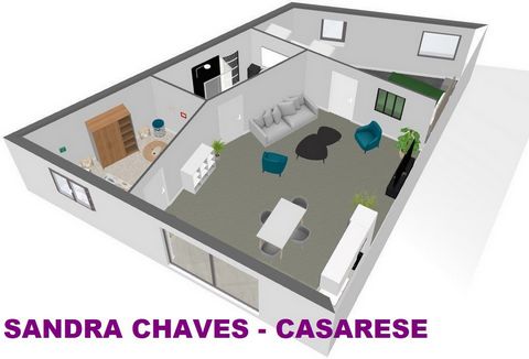 SOLE AGENT CASARESE On the ground floor of a detached village house, you can create a beautiful, bright and pleasant apartment in this open space of around 80 m². All electricity and plumbing are already present and up to current standards. Bespoke t...