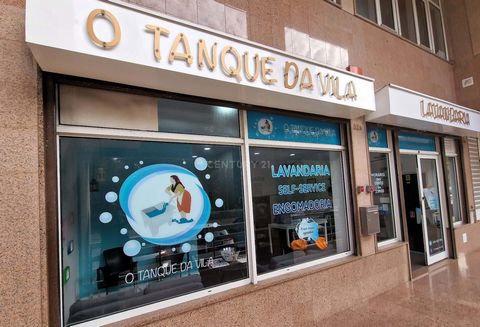 In the center of Belas, better known as O Tanque da Vila, in full operation, we offer you the possibility of purchasing this business. This is a laundry, which excels in customer service, and its space decorated in detail. In the outdoor area you wil...