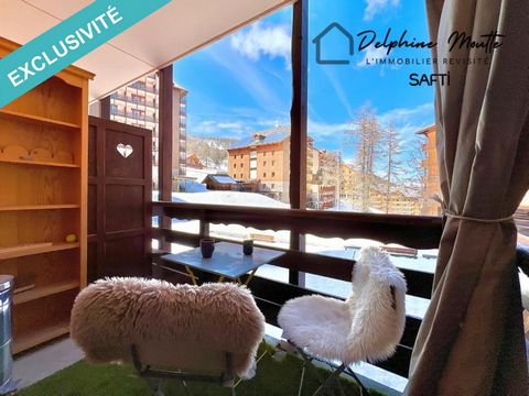 Appartement 26 m2 4 à 6 couchages skis aux pieds Risoul STATION