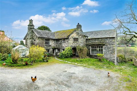 This is your opportunity to buy a slice of Lake District history; Thwaite is a 16th Century Grade II listed farmhouse with a separate detached barn, set in a total of just over half an acre with gardens and orchard offering a unique lifestyle. Welcom...