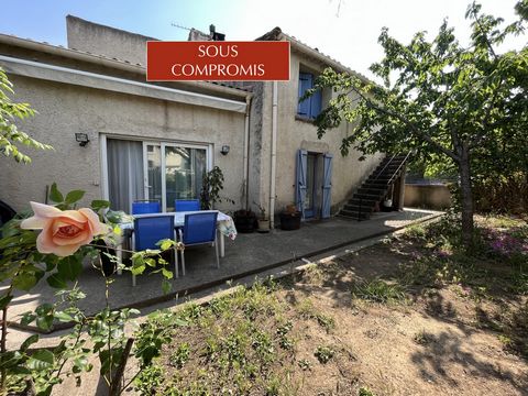 SECTOR near GIGNAC (34150) - In a charming and dynamic village, House of approximately 113 m2 raised on one floor on the ground floor, erected on a plot of 235 m2. It consists of a living space on the ground floor: separate fitted kitchen (approximat...