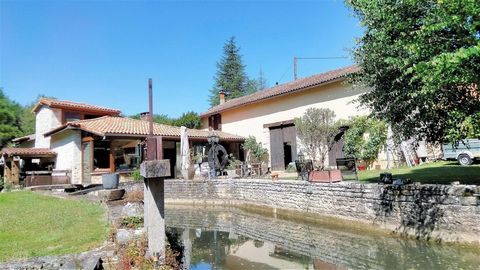 Rare find at the end of a lane with no close neighbours and surrounded by beautiful countryside, the market town market town of Saint Claud is a bike ride away. This mill house is one for the connoisseurs, retaining many original features including t...