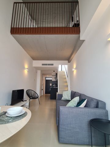 Nice newly built duplex 8 minutes walk from the beach. Fully equipped, with washing machine, dishwasher, microwave, iron, toaster, hair dryer, etc. It consists of two floors, in the lower part there is the living room with a double sofa bed, the open...