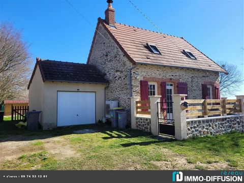 Mandate N°FRP115232 : In the heart of a quiet hamlet in the Berry countryside. House completely renovated with taste. No joint ownership. House composed on the ground floor of a kitchen, living room, lounge, bathroom and wc plus utility room. Upstair...