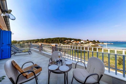 A beautiful stone villa only 30 m from the clear sea on the island of Pašman. Pašman enchants with its hidden coves, offers plenty of opportunities for exploration, from beautiful beaches to local delicacies. An ideal place to experience the true isl...