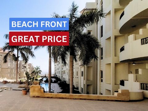 Offered for sale is this beach-front, 2 bed, 2 bath fully furnished luxury apartment on El Andalous Resort offering sea and pool views. This ground floor property has a quiet patio and is elevated from the pool level offering a calm sea and swimming ...