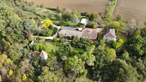 On the outskirts of Condom, at the end of a private driveway bordered by woods, we present this exceptional estate comprising a maison de maitre, a winegrower's house and its fully renovated outbuildings, 4 hectares of beautiful gardens, orchard and ...