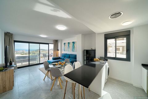 Located in Alicante. This new luxury and modern apartment is located in the new Camporrosso complex that was built in 2021. This complex has a beautiful large garden with a large outdoor swimming pool (supervised in the summer months), with separate ...