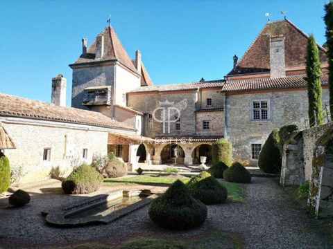 Unique opportunity to acquire a beautifully renovated historical French Chateau with separate apartment and Chapel, surrounded by 56 acres of glorious land and gardens with pool, while enjoying far reaching countryside views from its peaceful locatio...