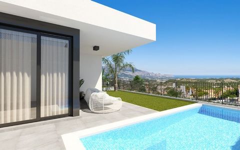 Newly built villa with sea and mountain views on the Costa Blanca in Polop. Located in a residential complex in a quiet area, surrounded by nature, offering you the combination of security, well-being and relaxation. The independent house is built on...