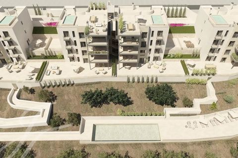 These modern apartments are being built in Santa Ponsa. They have fantastic panoramic views of Santa Ponsa and the golf course, with east-south-west orientation and beautiful terraces of 18 m2 to fully enjoy the Mediterranean lifestyle. The apartment...