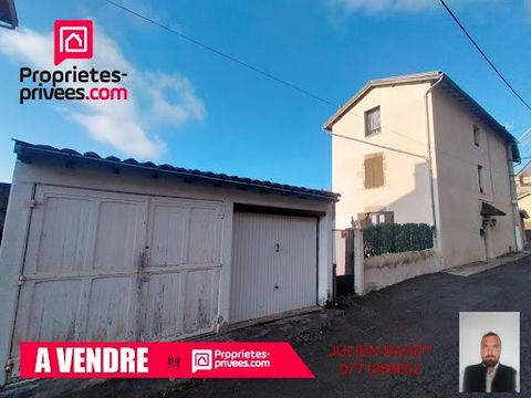 Thiers 63300 House +/- 130 m2 with garden, terrace and garage. Sale price: 48,990 euros Agency fees 8.14 %TTC included buyer's charge, i.e. 45,000 euros excluding fees. 3 minutes from the city center and its shops, detached house to renovate composed...