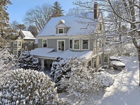 Set in a prime West Newton Hill neighborhood is this gracious Victorian home. Surrounded by mature trees and plantings, the house has maintained much of its original character and charm. Many windows and tall ceilings provide an abundance of natural ...