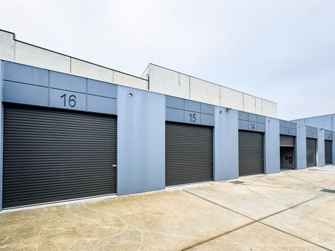 Cameron is pleased to offer for lease, the two units, 13 & 16 Cave Place Clyde North. Unit 11 - 30sqm Sale $125,000 + GST Lease $6,000pa + GST + Outgoings Unit 13 - 30sqm Sale $125,000 + GST Lease $6,000pa + GST + Outgoings Unit 16 - 43sqm Sale $180,...