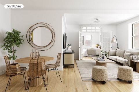 Parfaitement situé au cœur de Midtown West sur l’un de ses plus beaux pâtés de maisons, l’appartement 2H au 310 W. 55th Street a été réimaginé et rénové pour créer un appartement grandiose, moderne et élégant de deux chambres. Un hall d’entrée surdim...