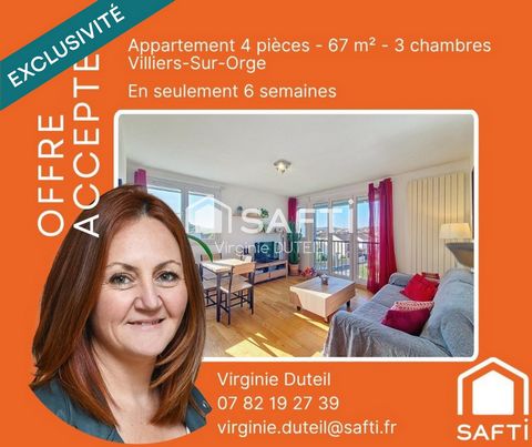 Appartement 4 pièces - 3 Ch - 67 m2 avec parking