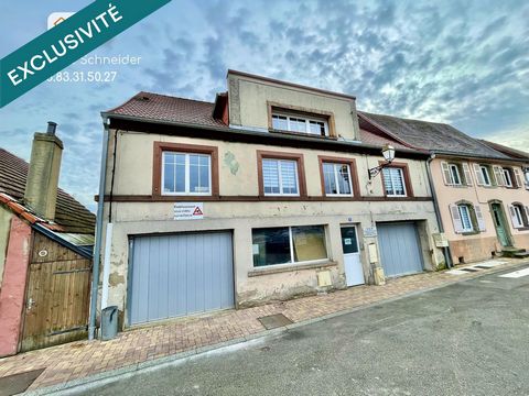 Immeuble : appartement + bureaux + hall stockage