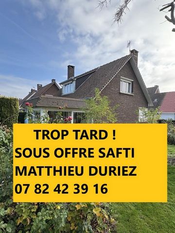 Pavillon individuel ESQUELBECQ 127 m² jardin garage