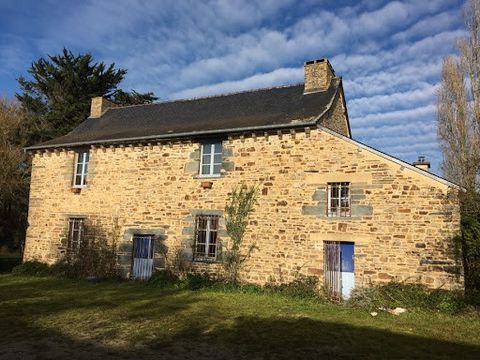 Small renovated 16th century manor on 1ha of bocage land . 25 mins south of Rennes, small 16th century manor facing south, without architectural modification. Completely renovated in the 2000s. 220 m² Carrez law. 8 rooms including living room and lar...