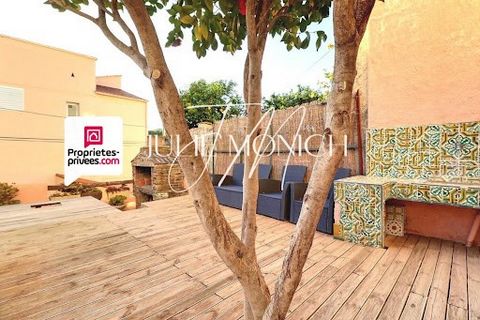 EXCLUSIVITY - Julie MONICH Private Properties Côte Vermeille - Banyuls-sur-mer 66650 - furnished, 2-sided house, 3 bedrooms, terrace/garden, garage Price: 358000 euros - Agency fees: 5% TTC included buyer's charge 2-sided house with a surface area of...