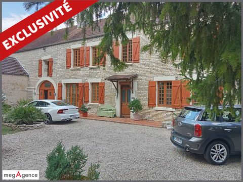 12 mins from Tonnerre station, 30 mins from the motorway exit, charming residence in lush greenery not overlooked of nearly 330 m2 renovated with beautifully crafted materials on a plot of approximately 1200 m2 offers on the ground floor a hall entra...
