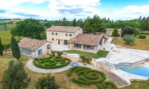 This majestic villa in central Marche, formerly a traditional farmhouse, offers style, quality, plenty of space and superb 180° views over the Adriatic sea and medieval village. If you are looking for a house for you and your family, where you can we...