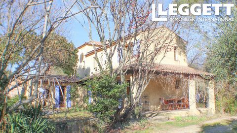 A27120GWI83 - Lovely property in the village of Correns in Provence. With 3 bedroom main house and 2 more separate gites. Ideal for running a gite business or for friends and family. Correns is famous for being a bio village surrounded by organic vin...