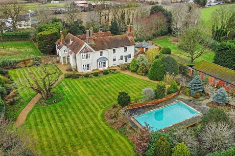 Welcome to The Old Rectory, a stunning Grade II Listed former rectory located in the picturesque village of Newton, Suffolk. This historic property, believed to date back to the 16th and 17th centuries with later additions in the 18th and 19th centur...